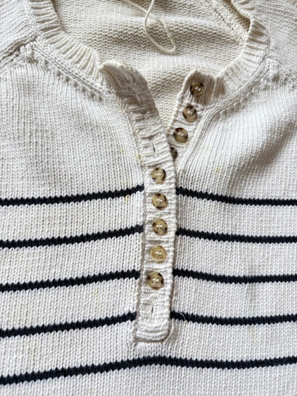 sezane LÉONTINE JUMPER with spot stains size S - Picture 8 of 9
